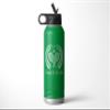 Alterd Industries Tennis Coach Gift - insulated tumbler with lid, travel coffee mug, personalized stainless steel cups, 20 oz tumbler (Tennis Wreath, Green, 32oz Water Bottle) view 4