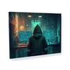 Sense Canvas Cyberpunk Cybercriminal High 7 Canvas Art - Home Decor Wall Art Print Poster Painting Large 40x30 / 1.5" view 1