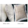 Lifup 1 Pack Soft Fluffy Faux Fur Decorative Throw Pillow Cover, Cozy Cushion Case for Couch Sofa Bed Bedroom Car Living Room Both Sides Faux Fur Beige 16 x 16 view 4