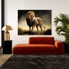 Sense Canvas Lion Pride Territory 63 Canvas Art - Home Decor Wall Art Print Poster Painting Large 40x30 / 1.5" view 3