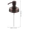 FRCOLOR Pressing for Liquid Container Bottle Dispenser Pump Replacement Lid for Mason Jar view 2