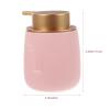 FRCOLOR Shower Gel Bottle Lotion Bottle Soap Dispenser Pump for Bathroom White view 3