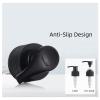 Coffee Syrup Dispensers for Coffee Bar Accessories with 84 Syrup Labels, Pump Dispenser For Syrup BPA Free Food Safe PET Coffee Syrup Bottles with Pump, 300 ml Set of 4 (Dark Brown With Black Pump) view 3
