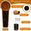 Queekay 2 Pcs Wooden Chalkboard Beer Tap Handles with Chalk Markers, Round view 3