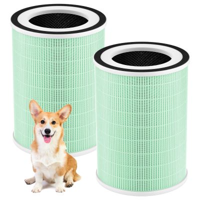 2 Pack HEPA KILO Pet Filter, Compatible with Afloia KILO, KILOPLUS, KILOPRO, MIRO,MIRO PRO and MORENTO MR-Kilo, Kalo Air Pur ifier, 360 4-Stage Filtration, Green