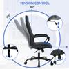 Gaming Chair Massage Office Chair Ergonomic Video Game Chairs Adjustable Reclining Computer Chair with Lumbar Support Armrest Headrest Task Rolling Swivel Chair Game Chair for Adult Teen, Blue view 4