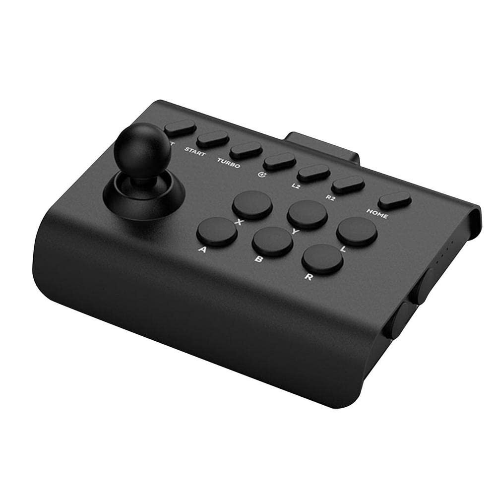 Arcade Fight Stick Joystick For PS4/PS3/PC,Game Controller Fighting Joystick with Turbo & Macro Functions (black)