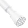 AIZESI Shower Curtain Rod 30-64 Inch No Drilling Adjustable Shower Rod Never Rust & Non-Slip Tension Curtain Rod White Spring Loaded Curtain Rods for Window Bathroom Doorway Closet Cupboard view 1