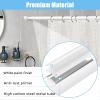 AIZESI Shower Curtain Rod 30-64 Inch No Drilling Adjustable Shower Rod Never Rust & Non-Slip Tension Curtain Rod White Spring Loaded Curtain Rods for Window Bathroom Doorway Closet Cupboard view 4
