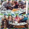 Hpscdyo 180Pcs Golf Party Supplies Paper Plates and Napkins Serve 60 Disposable Tableware Set for Birthday Party Decorations Game Day Family Holiday Sports Events view 4