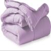 AHJ Beddings Comforter Set 7 Piece Bed in a Bag with 500GSM Comforter and 17 inch Deep Pocket Sheet Set - 600 Thread Counts, 100% Egyptian Cotton - Full Size, Lilac Solid view 4