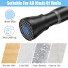 AIZESI Shower Curtain Rod 30-64 Inch Adjustable Curtain Rods Never Rust & Non-Slip, No Drilling, Short Shower Rods Spring Tension Curtain Rod for Window Bathroom Doorway Closet view 4