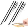 Crumbers for Servers, Crumb Sweepers, Food Crumb Scraper, Restaurant Crumb Cleaner, Portable Server Tools Stainless Steel Crumber Tool, Crumbers for Servers, Waiters, Waitresses (2 PACK, Pure Silver) view 1
