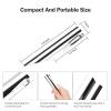 Crumbers for Servers, Crumb Sweepers, Food Crumb Scraper, Restaurant Crumb Cleaner, Portable Server Tools Stainless Steel Crumber Tool, Crumbers for Servers, Waiters, Waitresses (2 PACK, Pure Silver) view 2