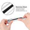 Crumbers for Servers, Crumb Sweepers, Food Crumb Scraper, Restaurant Crumb Cleaner, Portable Server Tools Stainless Steel Crumber Tool, Crumbers for Servers, Waiters, Waitresses (2 PACK, Pure Silver) view 4