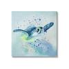 Stupell Industries Sea Turtle Underwater Bubbles Splash Canvas Wall Art, Design by Karen Smith view 1