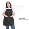 PERFEHAIR Waterproof Hair Dyeing Apron with Pockets for Men & Women - Salon Hairdresser and Barber Protective Apron with PU Coating - Ideal for Haircuts, Styling, Coloring view 4
