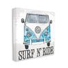 Stupell Industries Surf N Ride Blue Retro Summer Bus Canvas Wall Art, Design by Karen Smith view 2