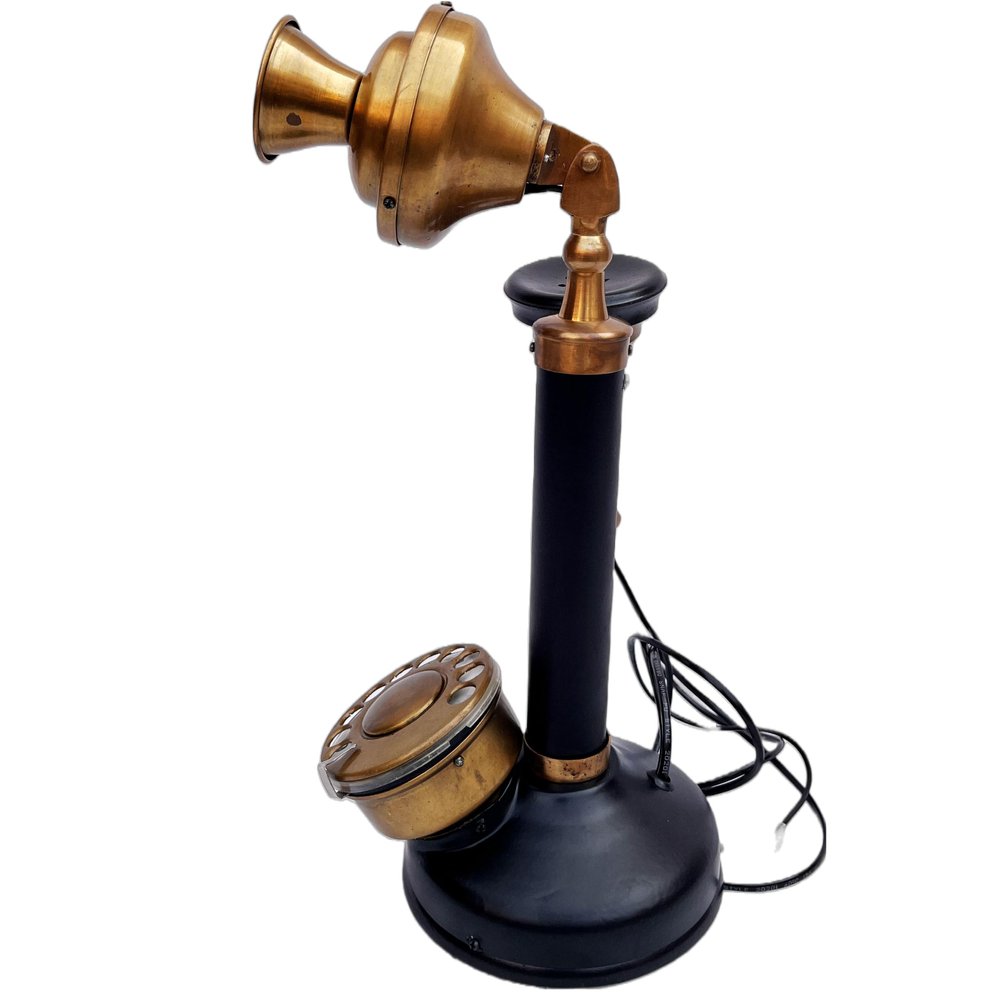 Antique Style Rotary Landline Table Telephone Decorative Telephone Gift with a Twist for Classic Communication Vintique