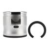 Coffee Tamper Holder, Round Prevent Slip Coffee Profilter Stand, Adjustable Aluminum Alloy Coffee Tamping Station, Universal Coffee Filter Handle Stand for Home, Cafe, (Silver) view 1