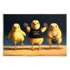 Stupell Industries Funny Exercise Workout Chicks Animals Wall Plaque Art, Design by Lucia Heffernan, 15 x 10 view 1