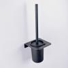 Aluminum Toilet Brush Holder Black Double Tumbler Holder Glass Cup Soap Dish Holder Lotion Dispenser Wall Mounted Bathroom,Cup Organizer view 3