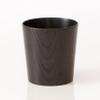 (Shirasagi Mokkou) Egret Woodworking, Wooden Cup, Keyaki, Jet Black view 1