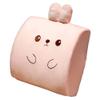 Tingting's Dream Office Memory Foam Lumbar Back Cushion Cute Car Lumbar Waist Pillow Rest Chair Support Pillow (Pink Rabbit, 353010CM/13.8"11.8"3.94") view 1