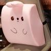 Tingting's Dream Office Memory Foam Lumbar Back Cushion Cute Car Lumbar Waist Pillow Rest Chair Support Pillow (Pink Rabbit, 353010CM/13.8"11.8"3.94") view 2