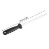 8inch Ceramic Sharpening Rod, Knife Sharpener Stick with ABS Handle, High Efficient Sharpener Stone Tool, Profesdional Knife Grinding Tool for Kitchen Knife, Scissors, Easy to Use view 2