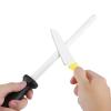8inch Ceramic Sharpening Rod, Knife Sharpener Stick with ABS Handle, High Efficient Sharpener Stone Tool, Profesdional Knife Grinding Tool for Kitchen Knife, Scissors, Easy to Use view 3