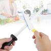 8inch Ceramic Sharpening Rod, Knife Sharpener Stick with ABS Handle, High Efficient Sharpener Stone Tool, Profesdional Knife Grinding Tool for Kitchen Knife, Scissors, Easy to Use view 4