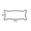 Chandler 4 Corners Artist-Designed Camp Canoe Hand-Hooked Wool Decorative Throw Pillow (8 in x 24 in) Lake & Lodge Pillow for Couches & Beds - Easy Care & Low Maintenance - Lake House Cabin Pillow view 3