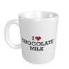 Abipuir Fun Coffee Mugs I Love Chocolate Milk Mug Cute Mugs Large Coffee Mugs view 1