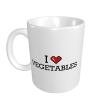 Abipuir Fun Mugs I Love Vegetables Mug Coffee Mugs For Couples Funny Funny Work Mug view 1