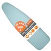 SUNKLOOF Extra Wide Ironing Board Cover and Pad,18X49 Reflective Silicone Ironing Board Cover, Resist Scorching and Staining,4 Fasteners, Elastic Edges, Protective Scorch Mesh Cloth,18X49in Blue view 1