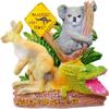 Australia Animal Kangaroo Koala Crocodile Australia Magnet Fridge Refrigerator Magnet Decoration Sticker Souvenir Resin Crafts Kitchen Whiteboard view 1
