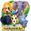 Animals South Africa Magnet Fridge Refrigerator Magnet Decoration Sticker Souvenir Resin Crafts Kitchen Whiteboard view 1