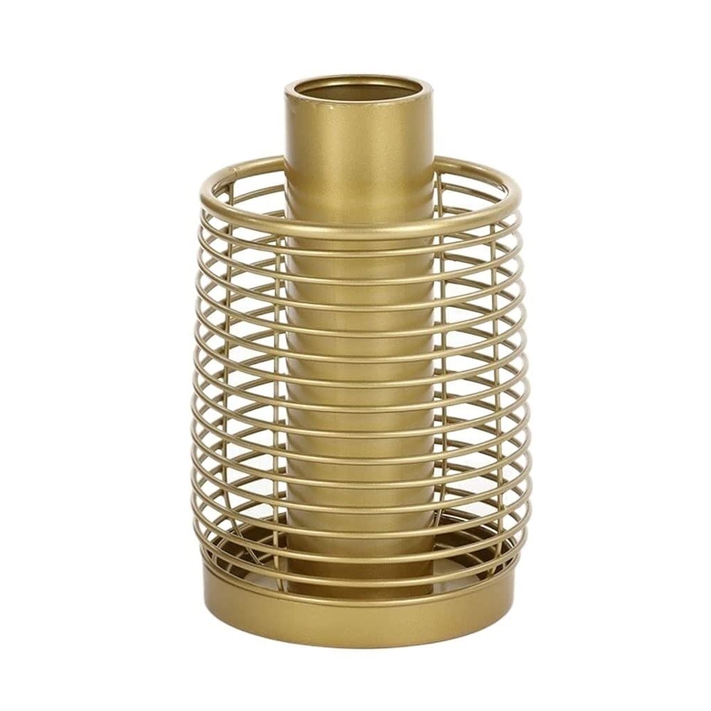 KAAZEE Umbrella Stand Rack Modern Simple Metal Umbrella Stand Home Umbrella Bucket Hollow Umbrella Rack Hotel Lobby Umbrella Storage Artifact Umbrella Holder for Cane (Color : A-Gold)