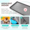 SIKADEER 28" x 19" Under Sink Mat Waterproof, Silicone Mat Kitchen Drawer Shelf and Cabinet Liner, Sink Protector for Kitchen Organizers and Storage, Boot Tray Pet Food Mats view 2