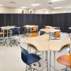 Strongbird Room Partition,Office Divider,Portable Commercial Screen Dividers,Privacy Partition Separator,Classroom School Dividers, 12'7"L* 6'7"H,6 Panel,Black view 4