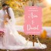 Welcome To The Wedding Of Acrylic Welcome Wedding Sign Pink Brush Painted Romance Art Font Custom Name Welcome Wedding Sign Elegant Reception Decorations Party Signs for Wedding Ceremony 16x24in view 3