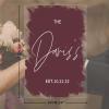 Personalized Initials Acrylic Welcome Wedding Sign Brush Painted Burgundy Coral Red Custom Name Wedding Reception Sign Elegant Wedding Reception Welcome Sign 16x24in Wedding Party Decor Plaque view 2