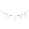 MAGICLULU Rustic Bead Rope Picture Hanging String with Clips Decorative Photo Display Decor for Home Nursery Event Ideal for Fairy Lights and Picture Frames view 1