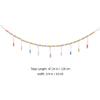 MAGICLULU Rustic Bead Rope Picture Hanging String with Clips Decorative Photo Display Decor for Home Nursery Event Ideal for Fairy Lights and Picture Frames view 3