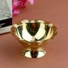 Satvik 2 Pc of Pure Brass Diya for Pooja Tibetan Buddhist Altar Supplies Oil Lamp Indian Puja Kutthu Vilakku Deepam Meditation Offering Butter Lamp Tea Light Holder Indian Housewarming Return Gifts view 2