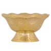 Satvik 2 Pc of Pure Brass Diya for Pooja Tibetan Buddhist Altar Supplies Oil Lamp Indian Puja Kutthu Vilakku Deepam Meditation Offering Butter Lamp Tea Light Holder Indian Housewarming Return Gifts view 3