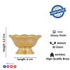 Satvik 2 Pc of Pure Brass Diya for Pooja Tibetan Buddhist Altar Supplies Oil Lamp Indian Puja Kutthu Vilakku Deepam Meditation Offering Butter Lamp Tea Light Holder Indian Housewarming Return Gifts view 4