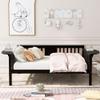 Anwickmak Full Size Daybed, Wood Day Bed Frame for Adults Full Sofa Bed for Bedroom, Living Room, Espresso (Espresso) view 1