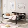 Anwickmak Full Size Daybed, Wood Day Bed Frame for Adults Full Sofa Bed for Bedroom, Living Room, Espresso (Espresso) view 3